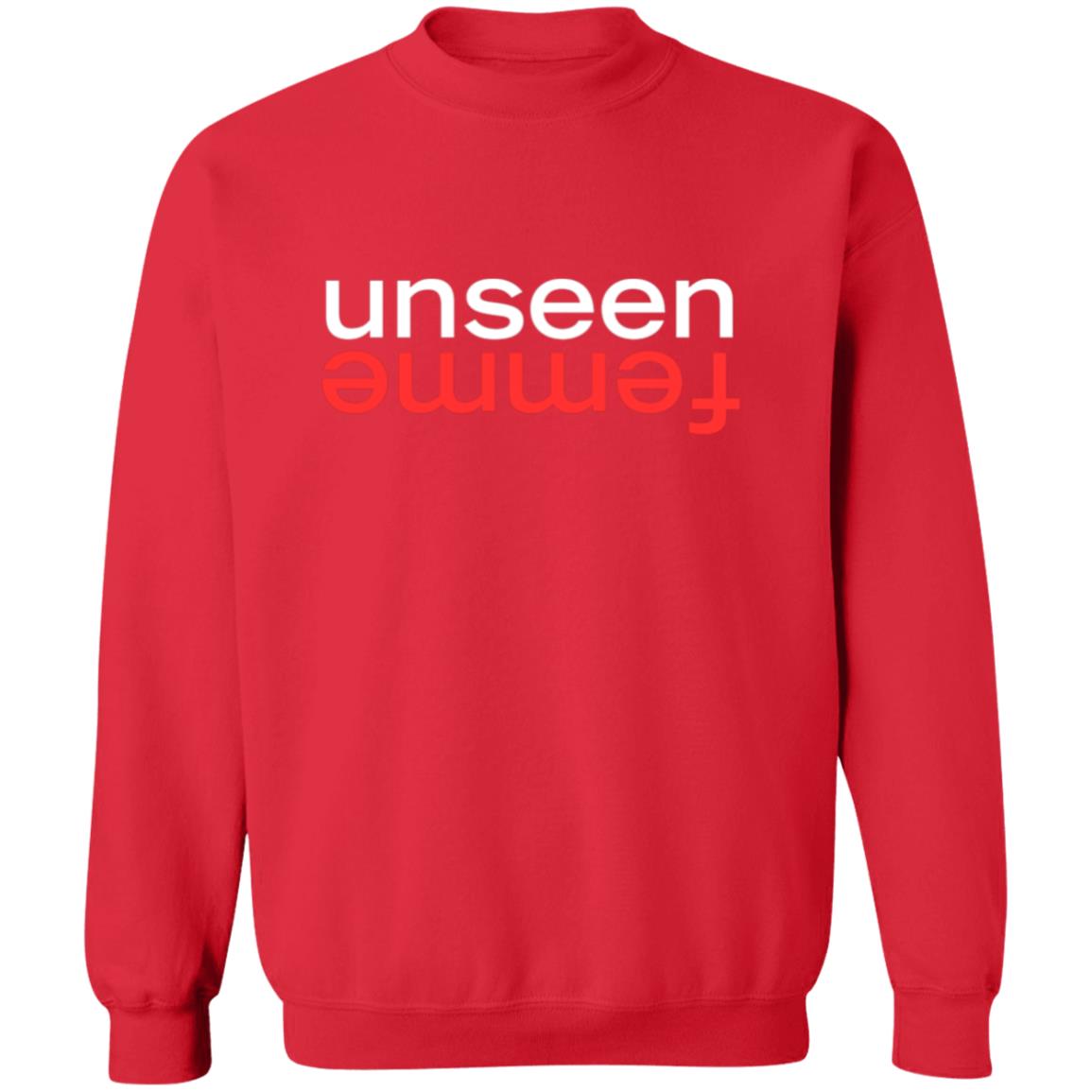 Black Unseen Femme Hoodie Crewneck Pullover Sweatshirt