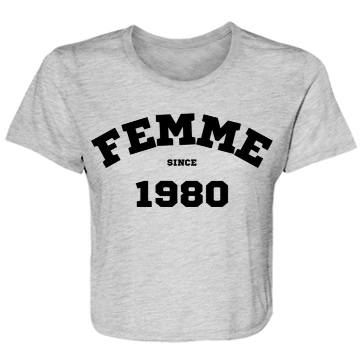 1980 Femme Cropped Tee