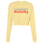 THE UNSEEN FEMME RED Cropped Fleece Crew