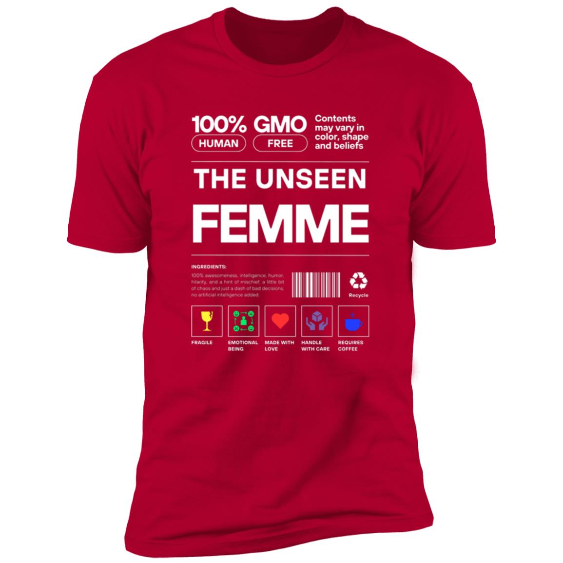 100% FEMME Premium Short Sleeve T-Shirt