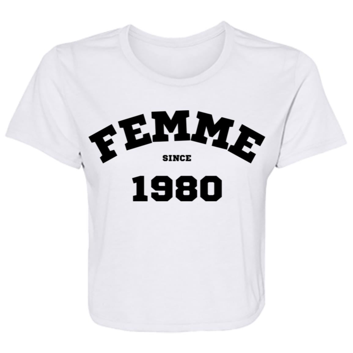 1980 Femme Cropped Tee
