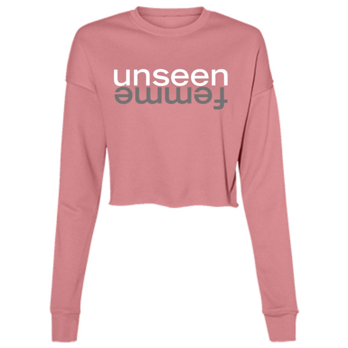 UNSEEN FEMME Cropped Fleece Crew