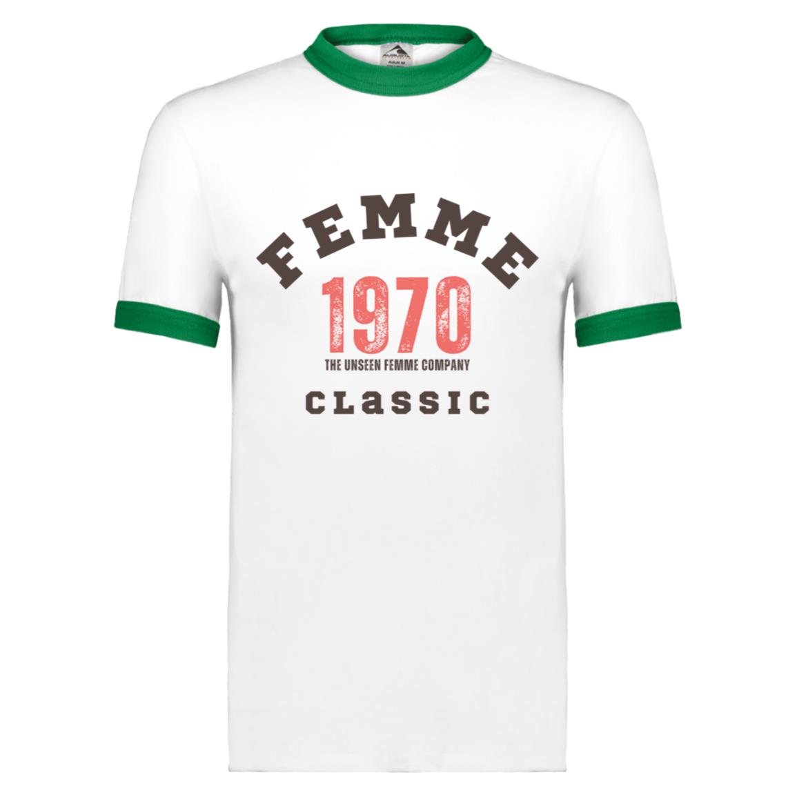 Classic Femme 1970 Unisex Ringer Tee
