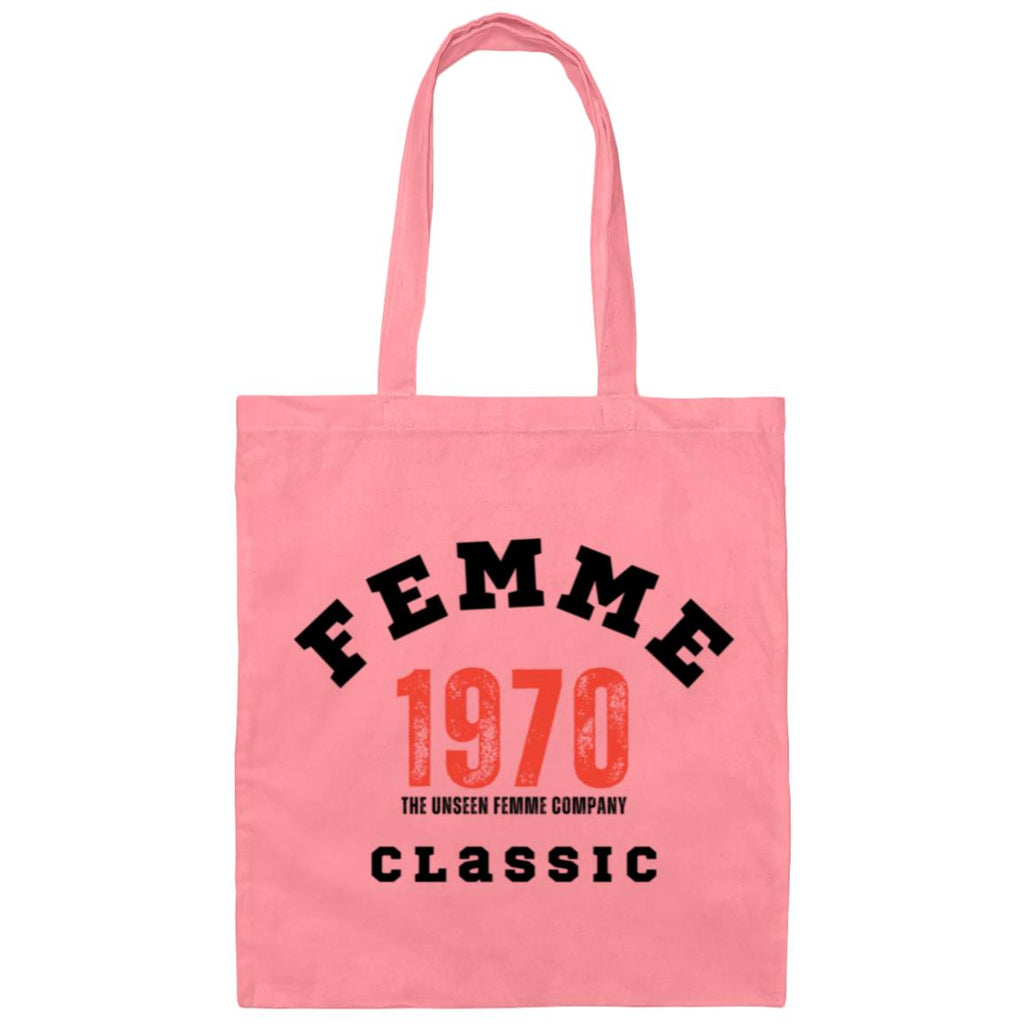 1970s Femme Classic Small  Canvas Tote Bag