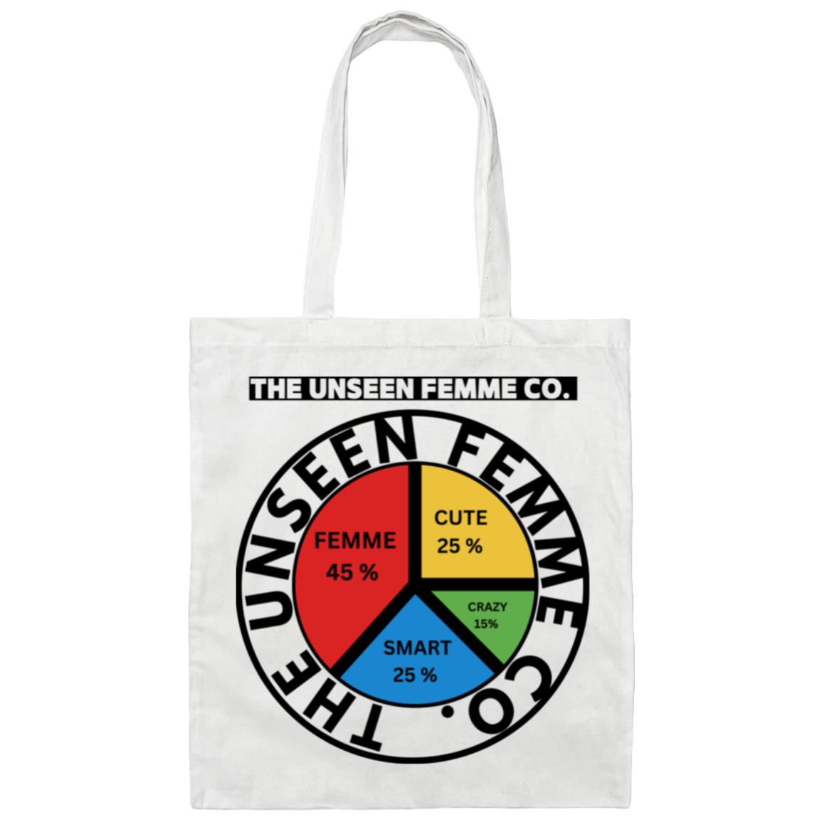 The Unseen Femme Canvas SMALL Tote Bag