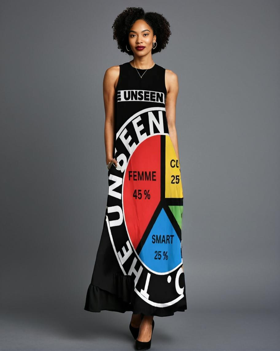 110% FEMME BLACK DRESS 3 TO 4 WEEKS DELIVERY - MADE TO ORDER