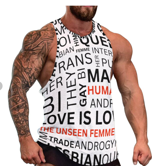 GAY WORDS! TANK TOP