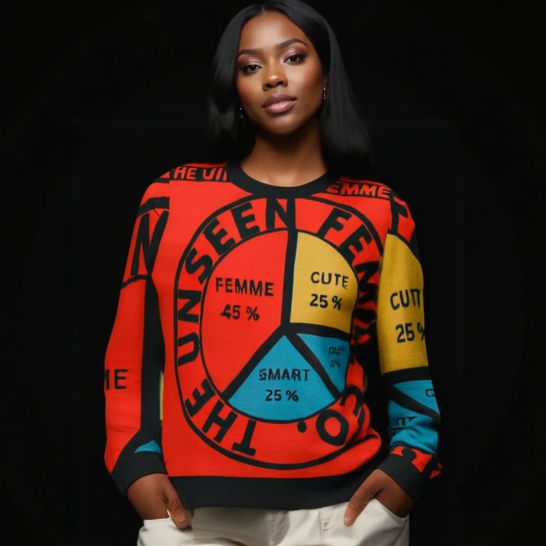 UNSEEN FEMME Knitted crew neck sweater