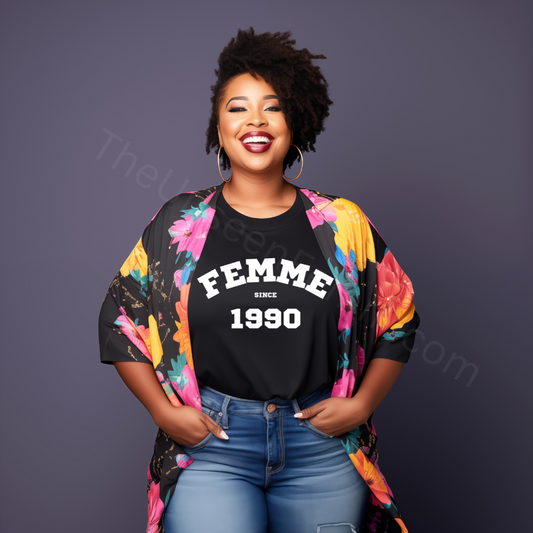 SMALL BUSINESS SATURDAY SALE! 1990 Femme  Short Sleeve Tee