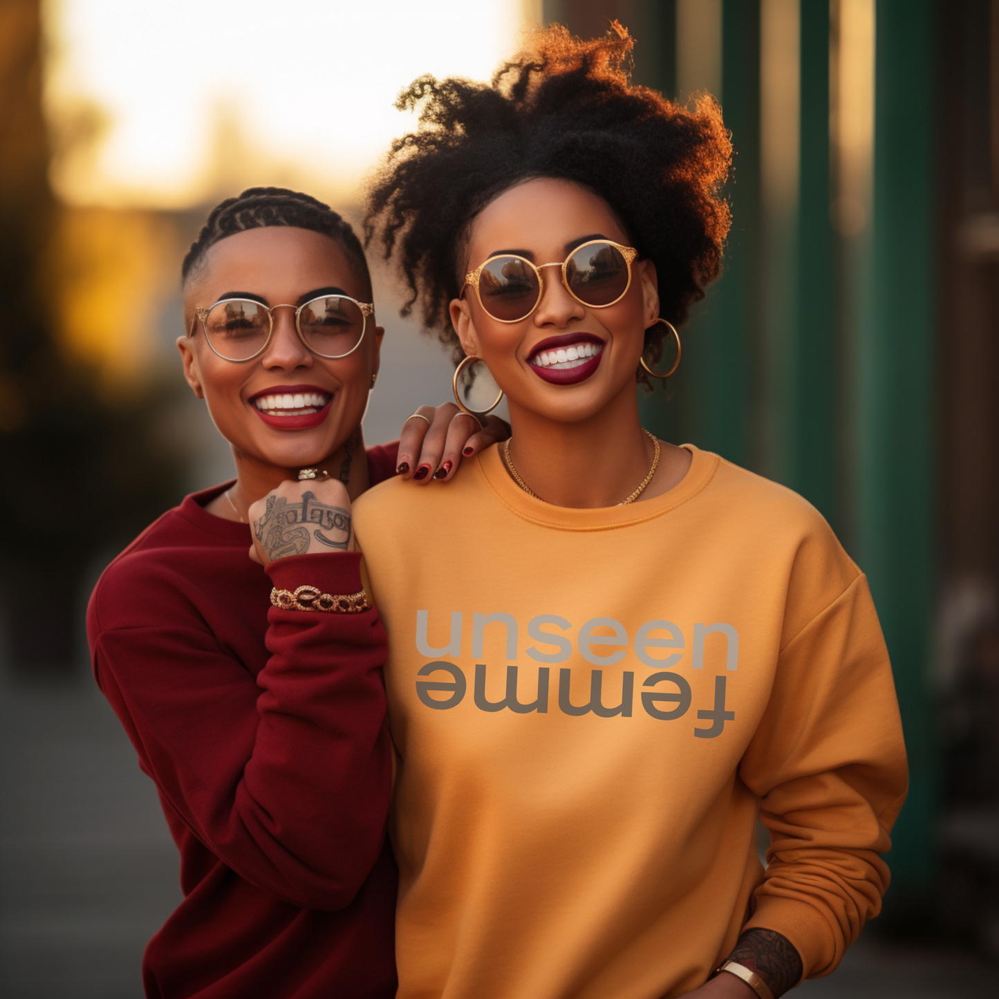Unseen Femme Crewneck Pullover Sweatshirt
