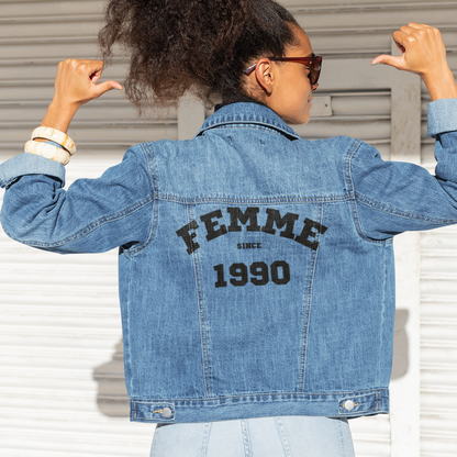 1990S Femme Denim Jacket