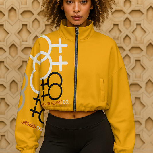 UNSEEN FEMME CROPPED Fleece Jacket - COMING SOON!