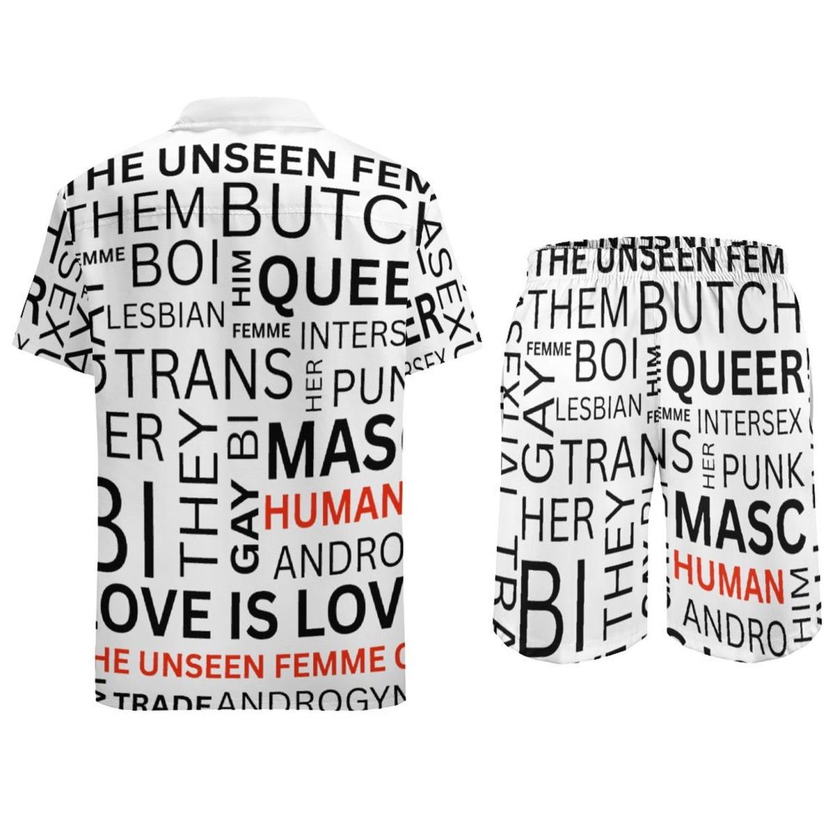 GAY WORDS SHORT SET