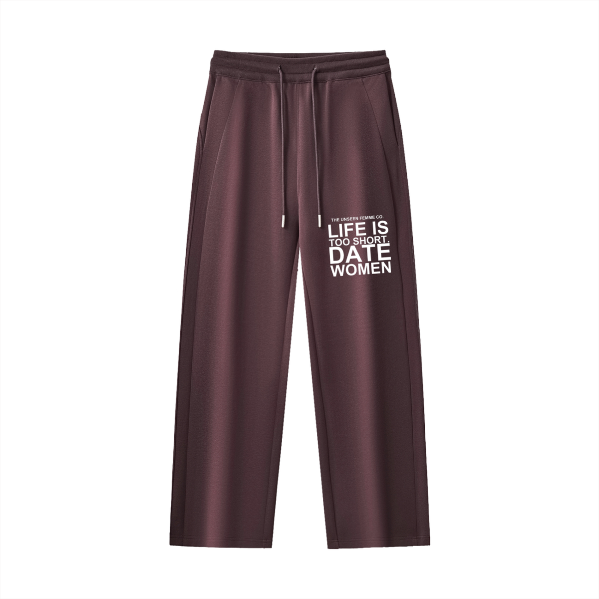 Life is Too Short Date Women Straight-Leg Sweatsuit