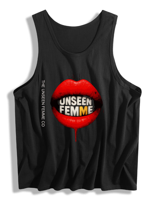 UNSEEN FEMME LIPS CROPPED TOP
