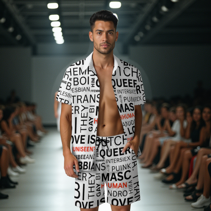 GAY WORDS! UNISEX SHORT SET 3 TO 4 WEEKS FOR DELIVERY